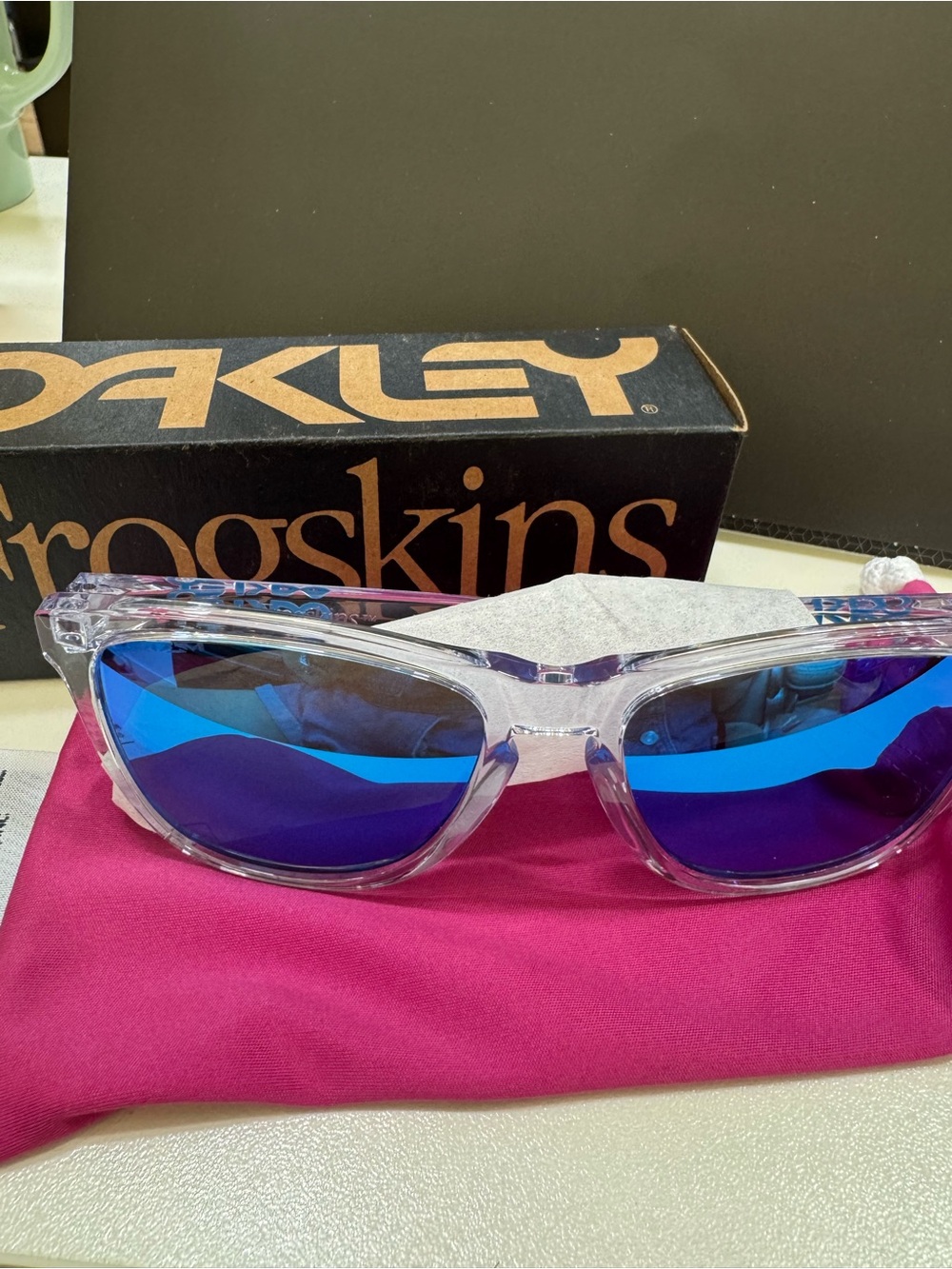 Oakley Frogskins crystal clear